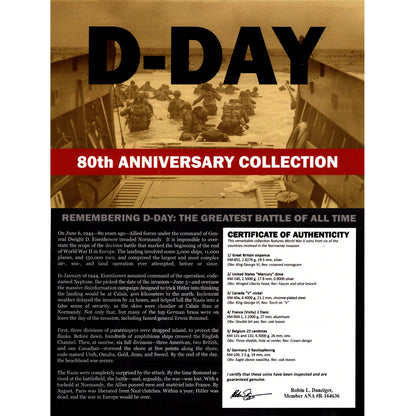 D-Day: 80th Anniversary Collection (Six-Coin Box) - CoinsTV