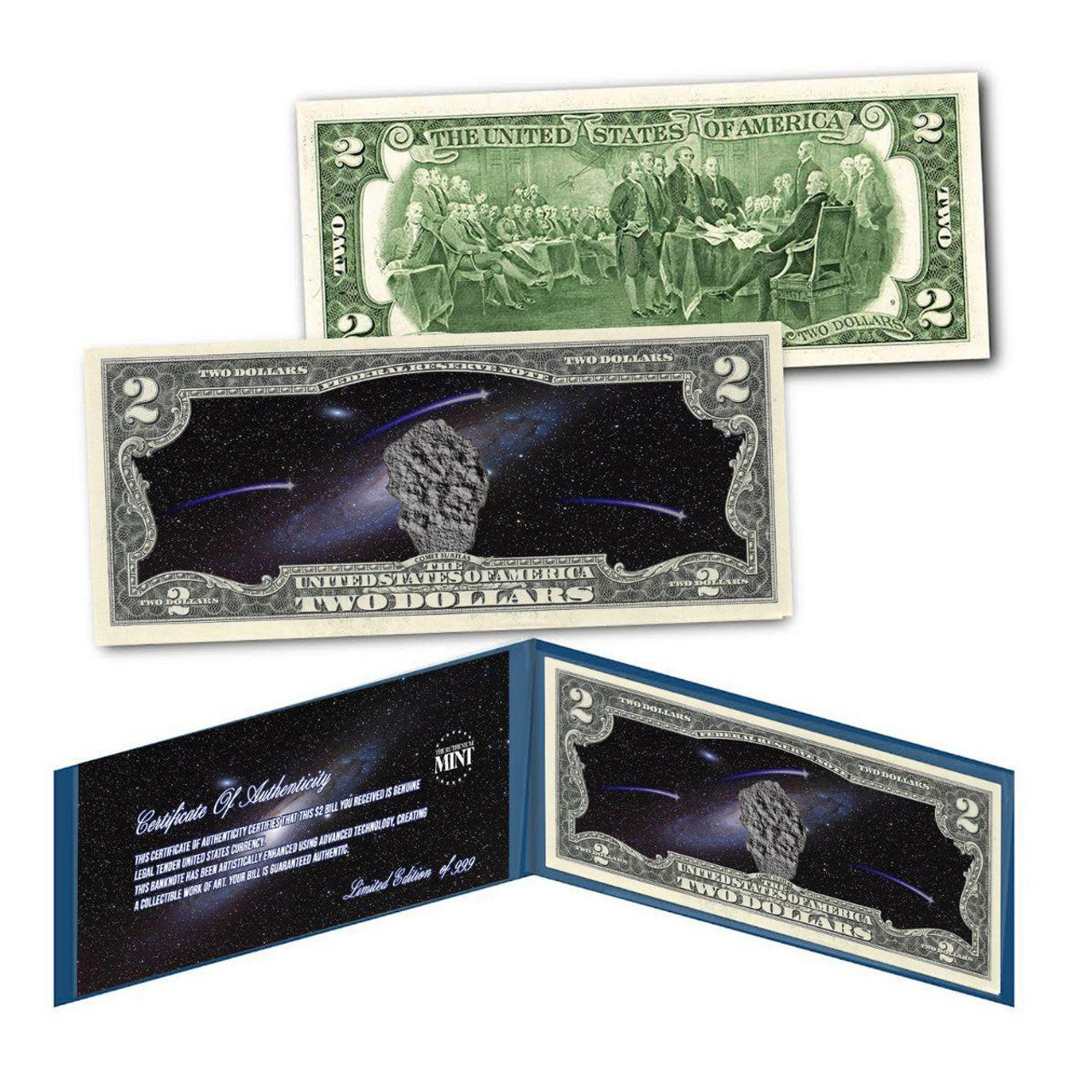 $2 Bill Comet 3I/ATLAS Two-Dollar Bill Design - Limited Edition 999 - CoinsTV