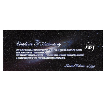 $2 Bill Comet 3I/ATLAS Two-Dollar Bill Design - Limited Edition 999 - CoinsTV