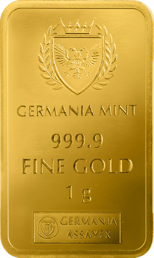 2026 Germania Mint ANA Edition 1g Gold Bar in Card