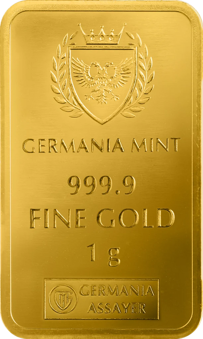 2026 Germania Mint ANA Edition 1g Gold Bar in Card