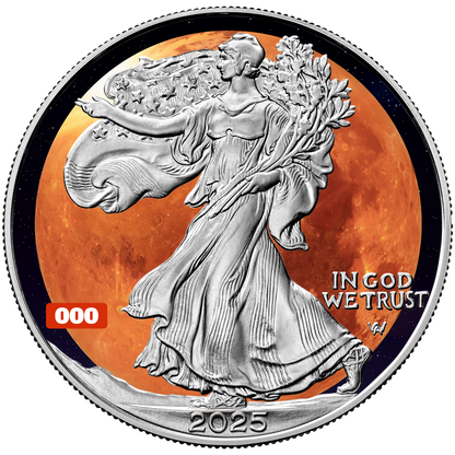 2025 Chromatics Total Lunar Eclipse Silver Eagle