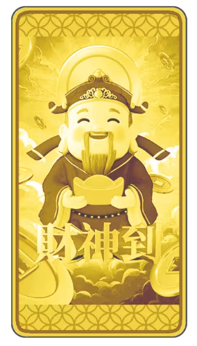 God of Wealth Proof 1/1000 oz Gold Bar in Card - CoinsTV
