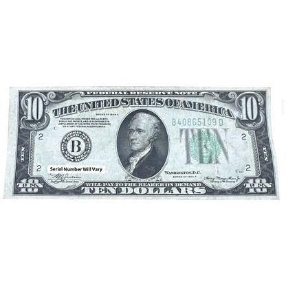 1934 Depression Era $10 Currency