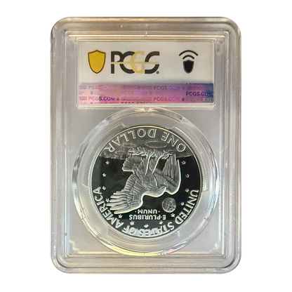 1971-S S$1 Eisenhower Silver San Francisco -  PCGS PF70 DCAM - CoinsTV