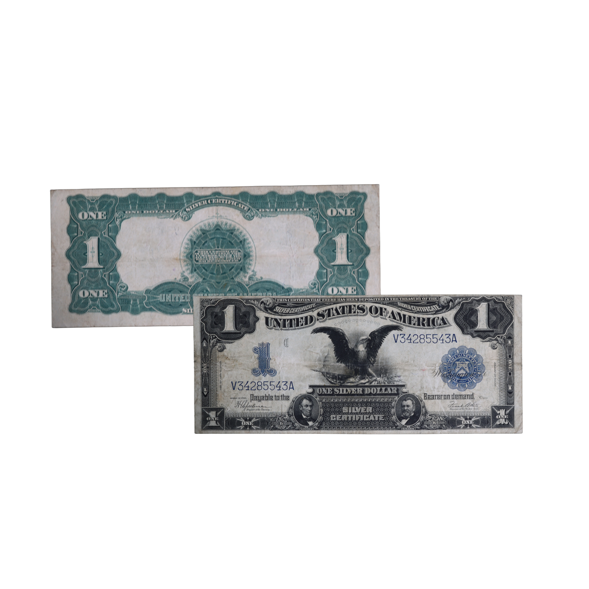 1899 $1 Dollar Silver Certificate Black Eagle