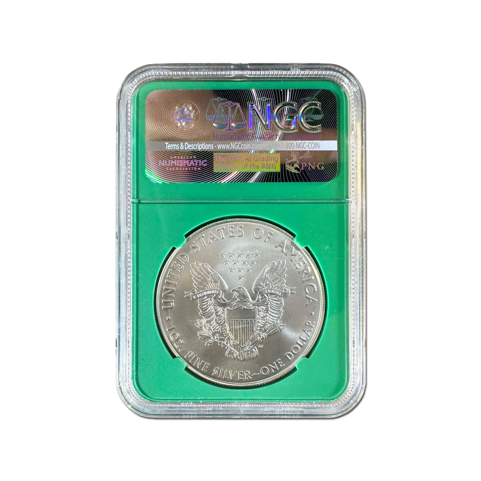 2018 Silver Eagle - Monster Box Label - NGC MS70 Early Releases - CoinsTV