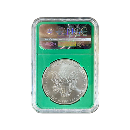 2018 Silver Eagle - Monster Box Label - NGC MS70 Early Releases - CoinsTV