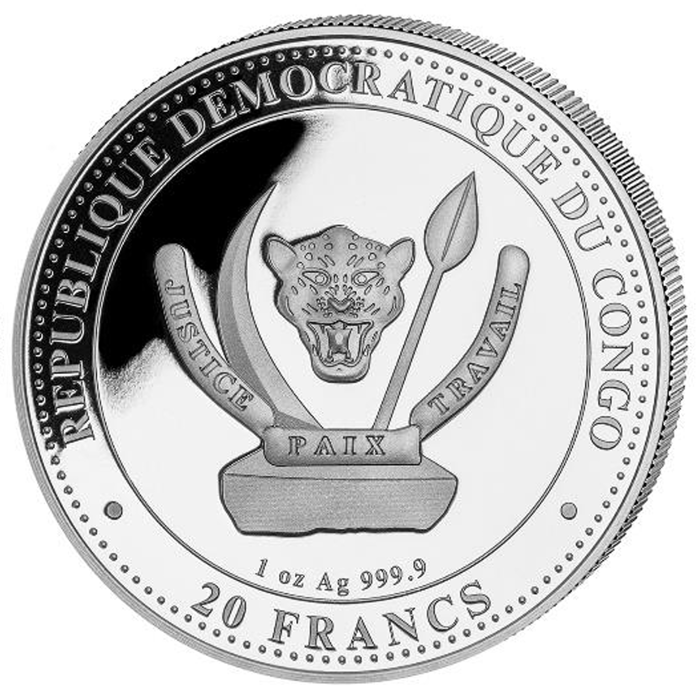 【まつゴロウ】　PREHISTORIC LIFE 1オンス銀貨　合計2点 MEGALODON Prehistoric Life 1 Oz Silver Coin Congo 2025