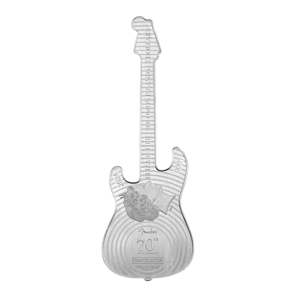 2024 Fender Stratocaster Mystery Box 70th Anniversary 1 Oz Silver - CoinsTV