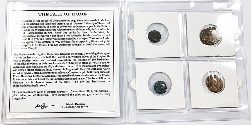 Fall of Rome: 4 Coin Set - CoinsTV