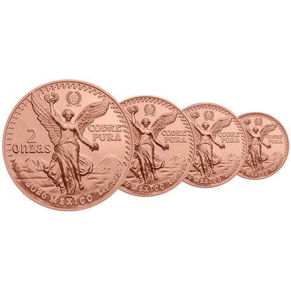 2026 Liberia Vintage Libertad 3.75 oz Fractional Copper Coin Set