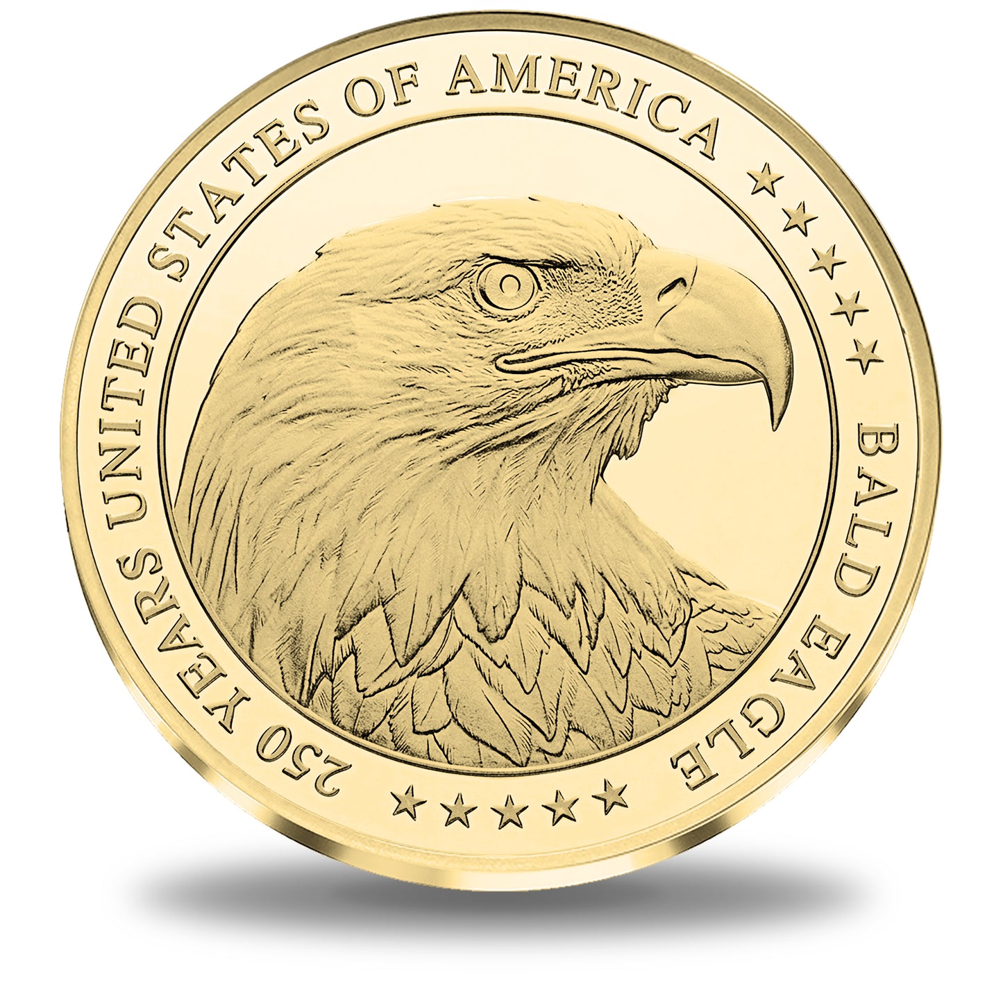 2026 Liberia Bald Eagle 1/200 oz Gold Coin