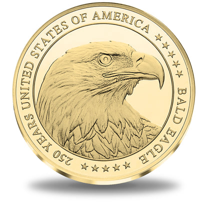 2026 Liberia Bald Eagle 1/200 oz Gold Coin