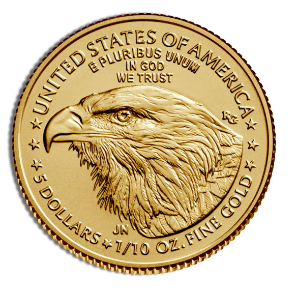 1/10 oz Gold Eagle - BU (Year Varies) - CoinsTV