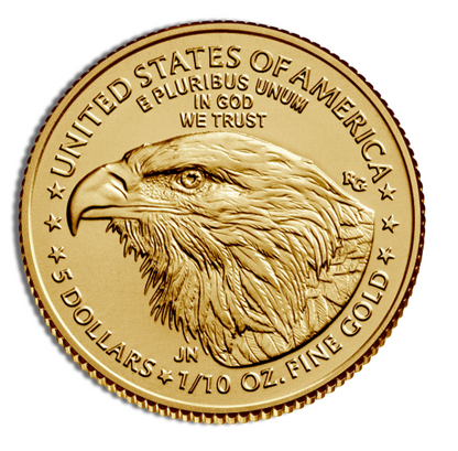 1/10 oz Gold Eagle - BU (Year Varies) - CoinsTV