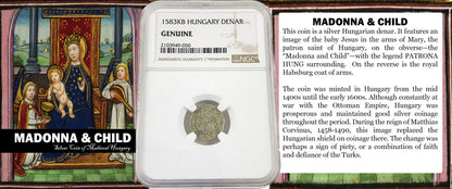 Madonna And Child Medieval Silver Coin (NGC) - CoinsTV