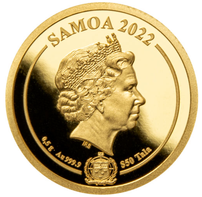 2022 Samoa Harry Potter - Winter Edition 0.5 Gold Prooflike - CoinsTV