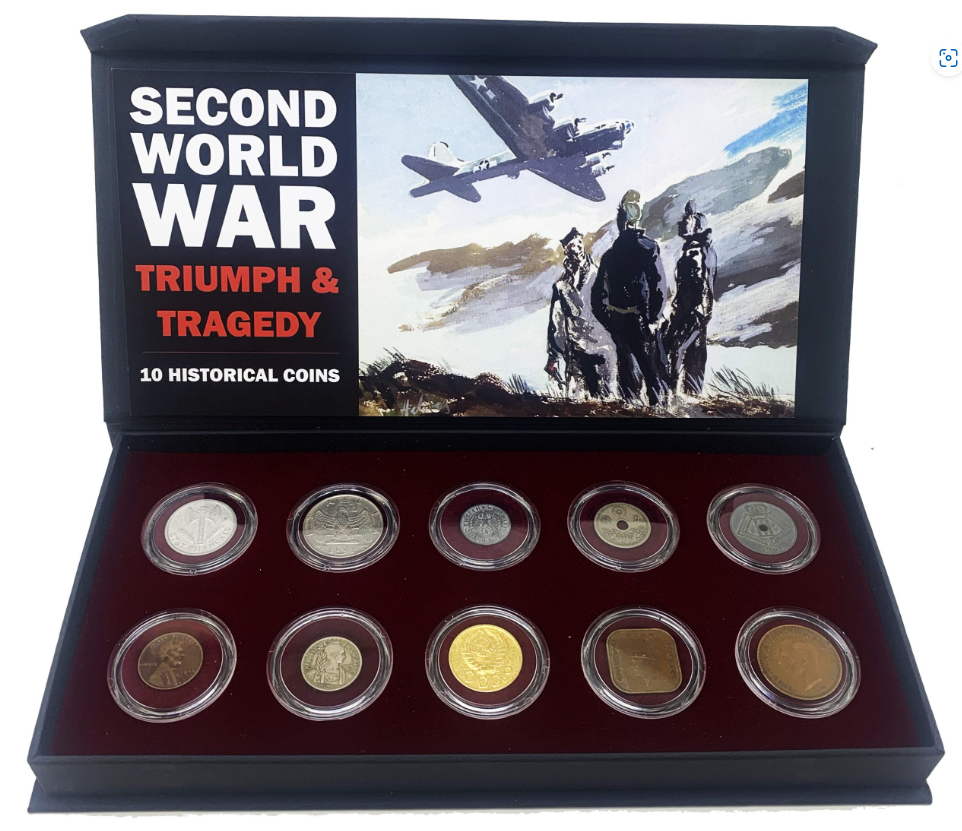 Second World War: Triumph & Tragedy - 10 Historical Coins - CoinsTV