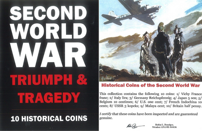 Second World War: Triumph & Tragedy - 10 Historical Coins - CoinsTV