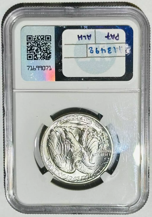 1944-D Walking Liberty Silver Half Dollar - NGC MS65+ Sight White - CoinsTV