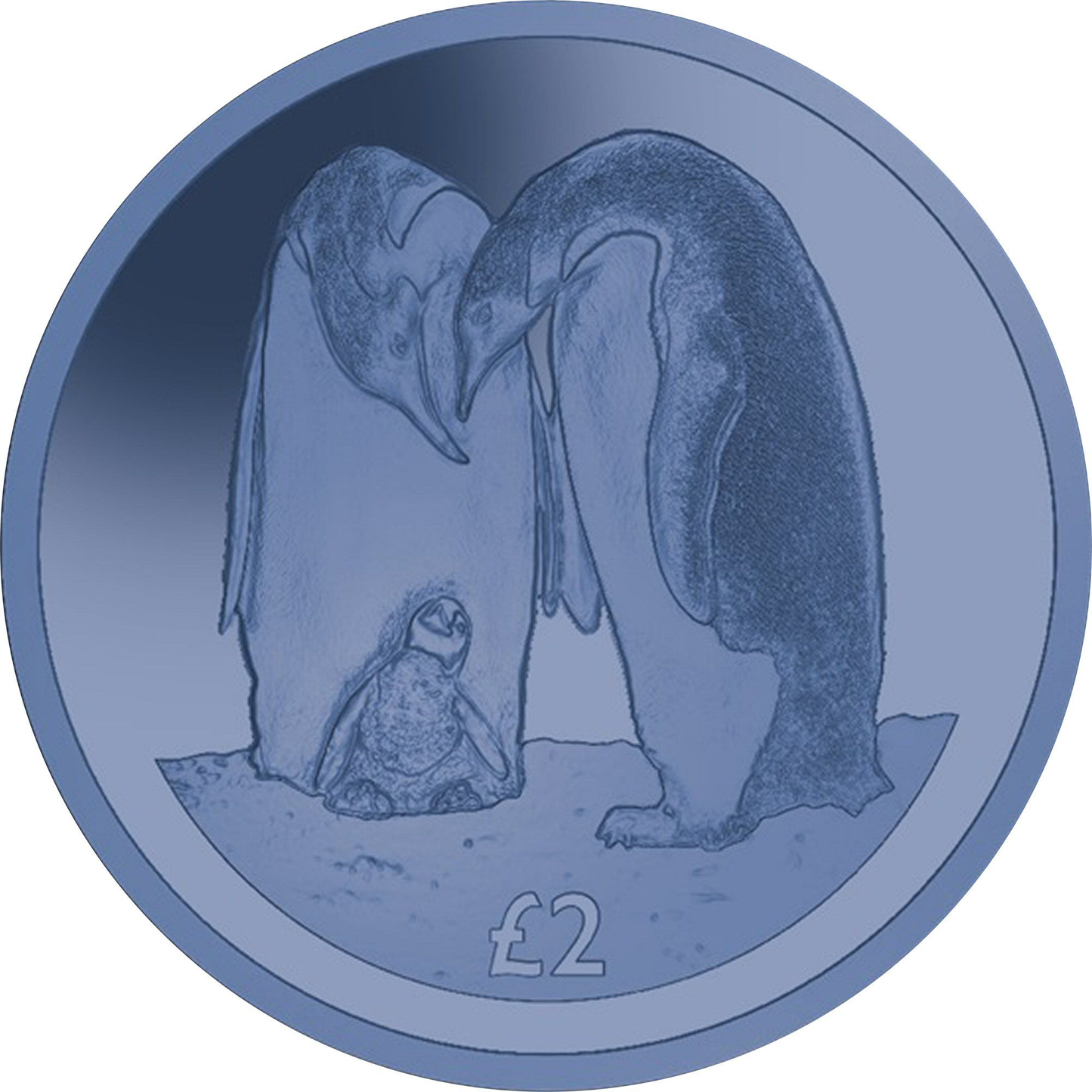2019 Emperor Penguin Titanium - Pobjoy Mint