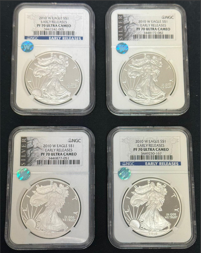 2010 W Silver Eagle - Early Releases - NGC PF70 Ultra Cameo Sight White - CoinsTV