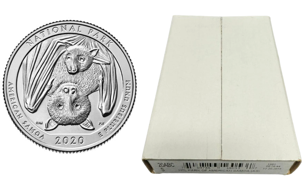 American Samoa National Historic Site Quarters - San Francisco Bag of 100 - CoinsTV