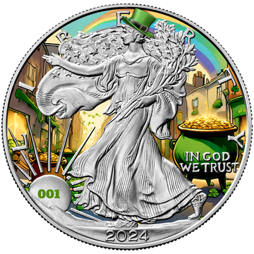 2024 Saint Patricks Day Silver Eagle - Limited Edition