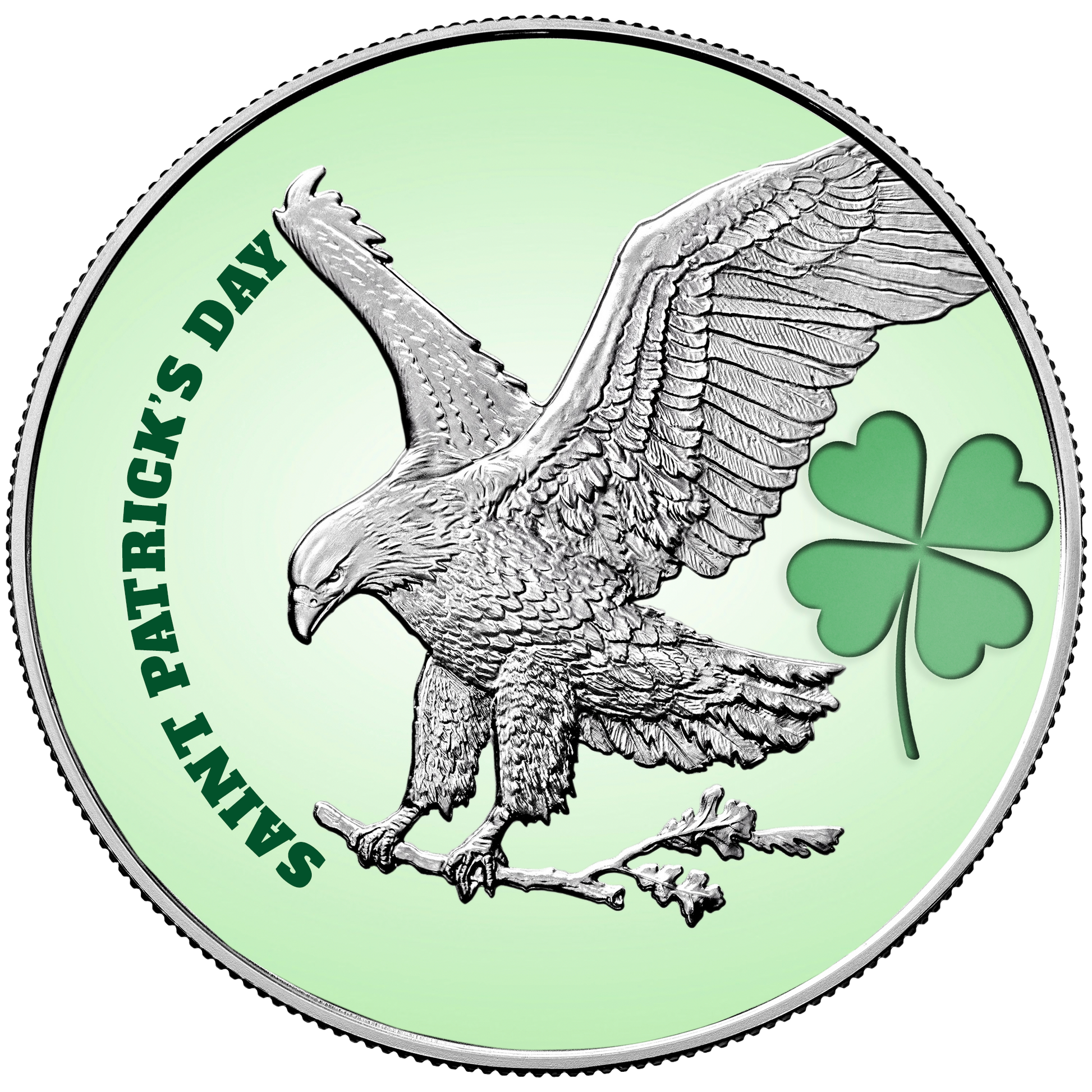 2024 Saint Patricks Day Silver Eagle - Limited Edition - CoinsTV