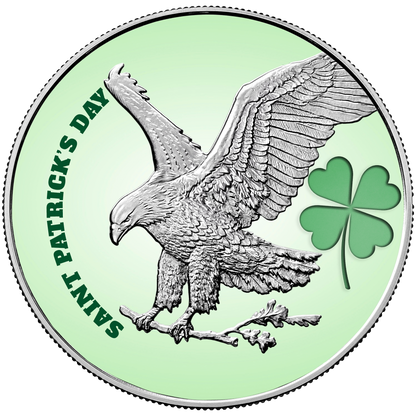 2024 Saint Patricks Day Silver Eagle - Limited Edition - CoinsTV