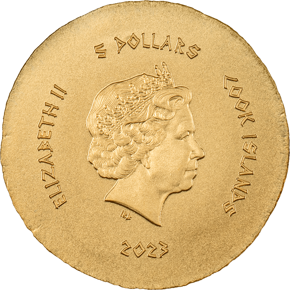 2023 Ancient Greece Pan 0.5 g .9999 Gold - CoinsTV