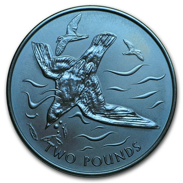 2018 Blue Petrel Colorized Historic Mint Titanium Coin - CoinsTV