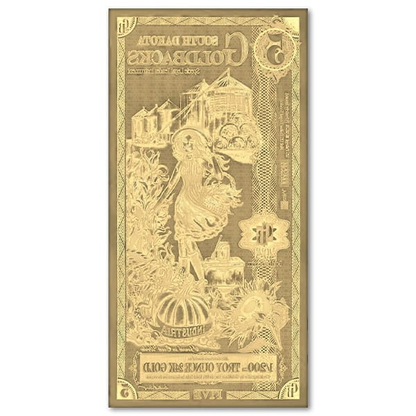5 South Dakota Goldback - CoinsTV