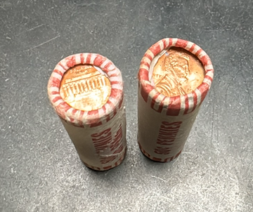 1995-D Lincoln Denver Cent Bank Wrapped Roll of 50