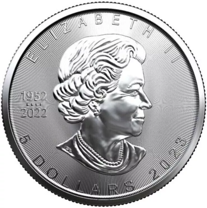2023 Canada Maple Leaf 1 oz  .9999 Silver BU Coin - CoinsTV