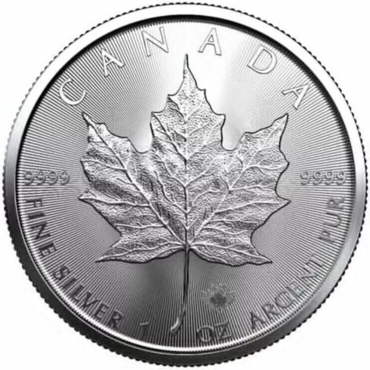 2023 Canada Maple Leaf 1 oz  .9999 Silver BU Coin - CoinsTV