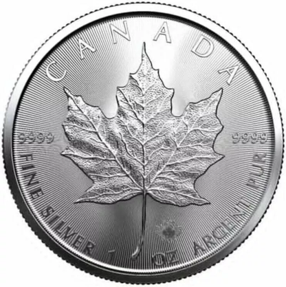 2023 Canada Maple Leaf 1 oz  .9999 Silver BU Coin - CoinsTV