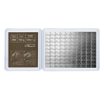 100 Gram Valcambi Bar Set - CoinsTV