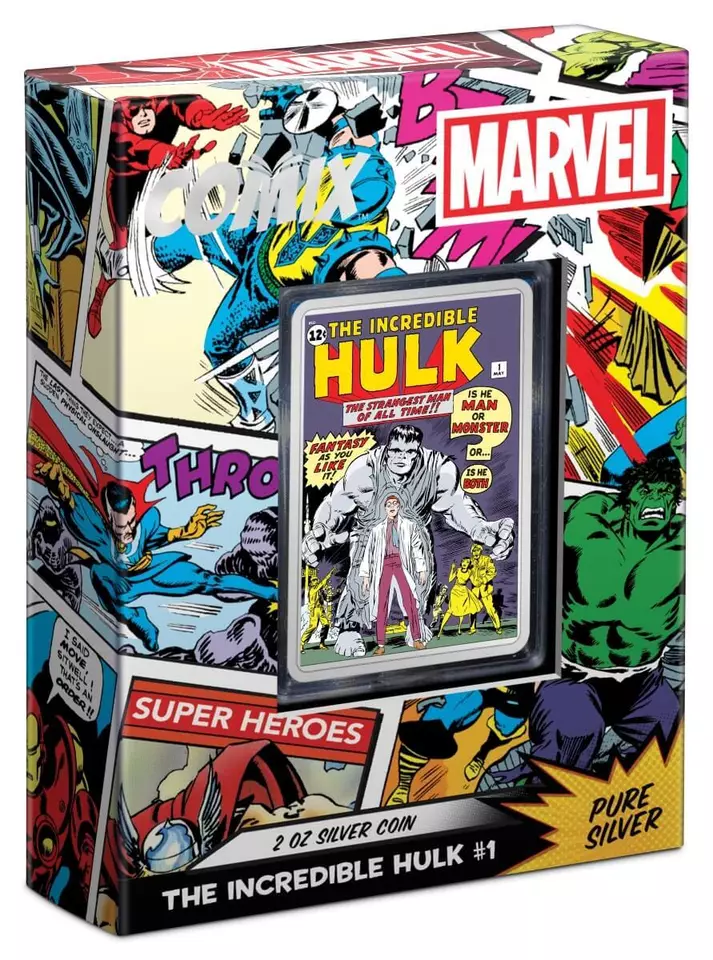 Marvel - Incredible Hulk #1 COMIX 2oz Silver - CoinsTV