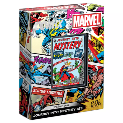2023 Marvel Comix- Journey into Mystery #83 1oz Silver Coin - CoinsTV