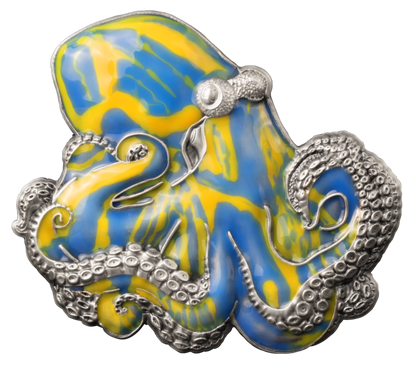2024 Barbados The Octopus 3 oz Silver Coin - CoinsTV