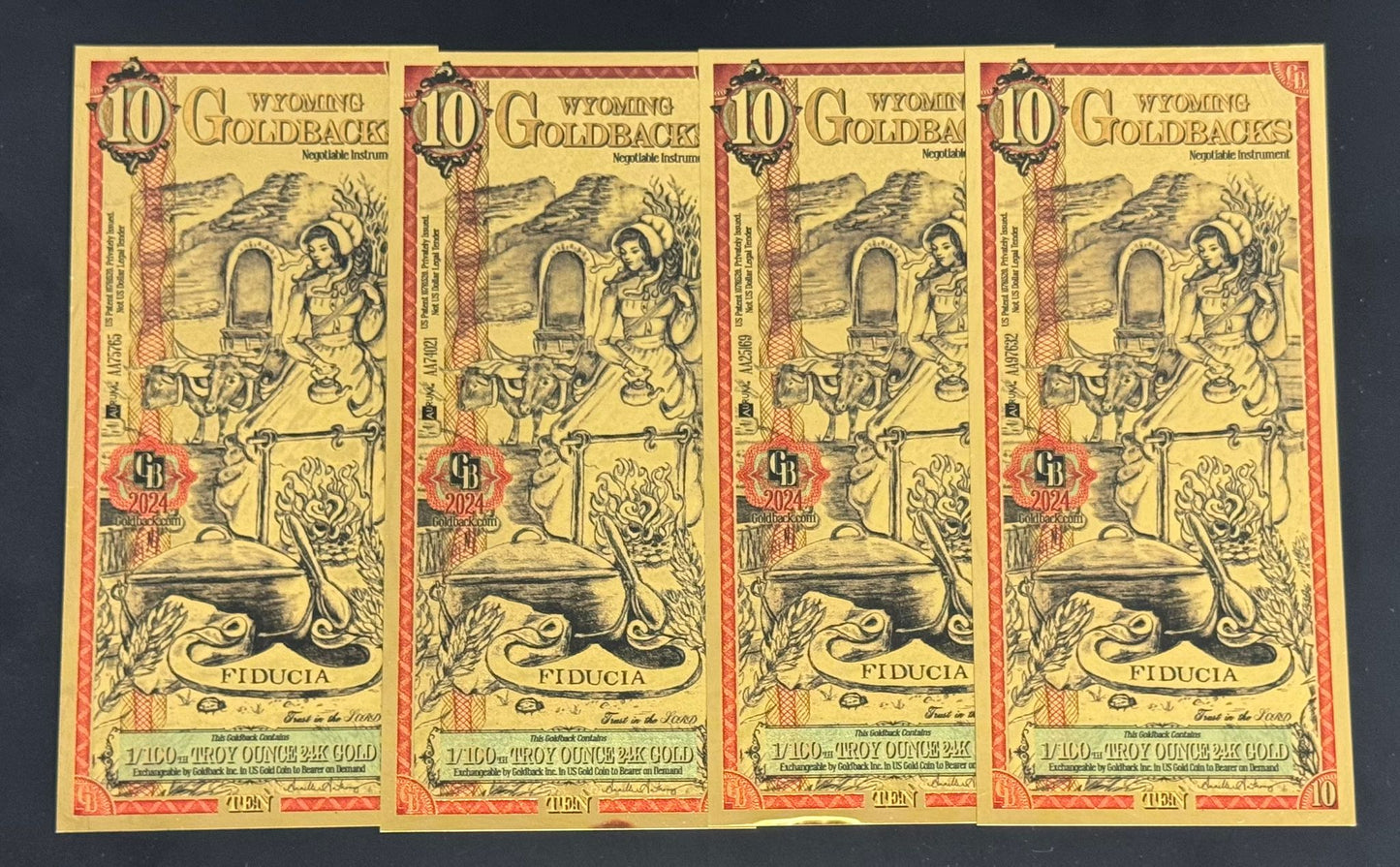 10 Wyoming Goldback
