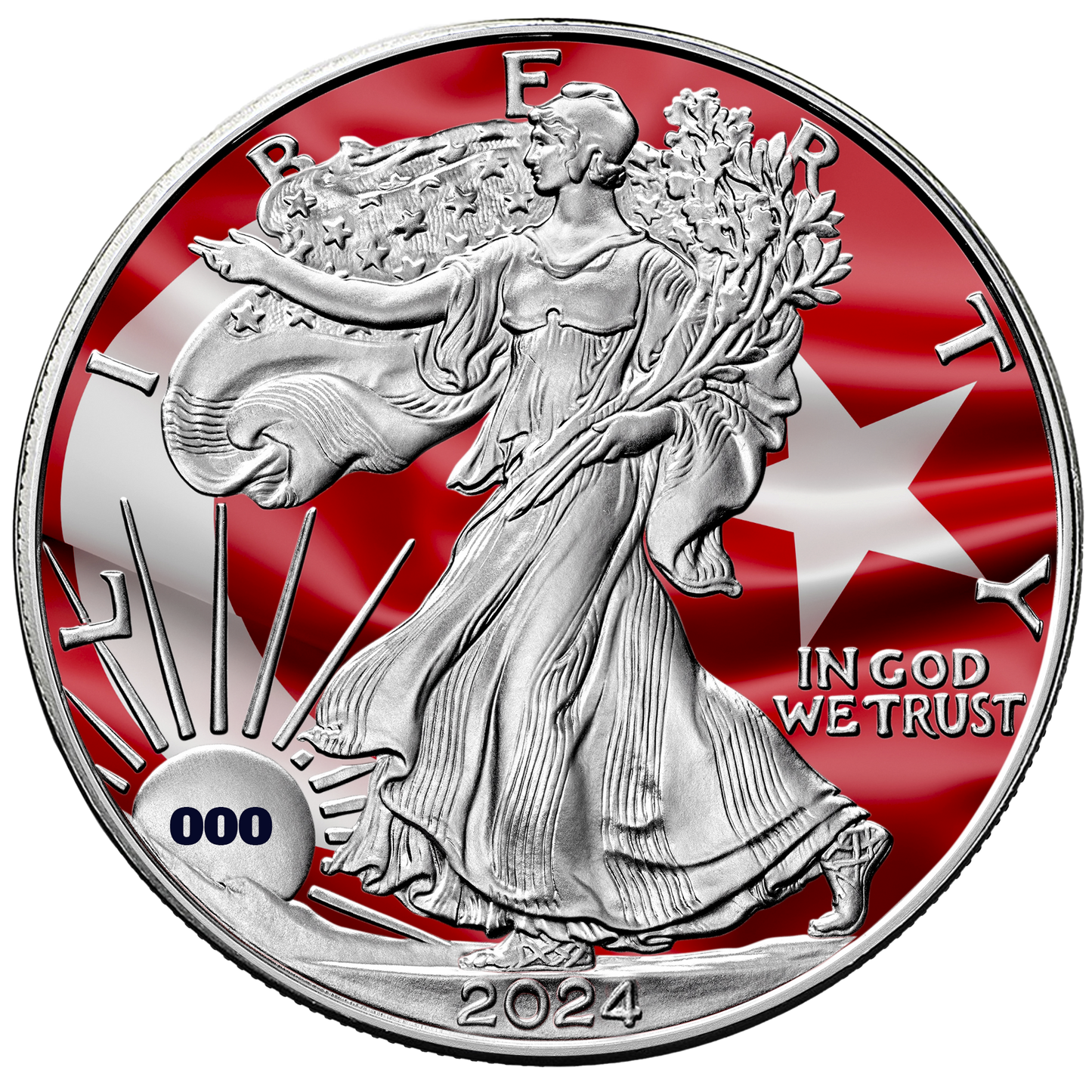 2024 Flags of the World Silver Eagle - Turkey - First Edition - CoinsTV