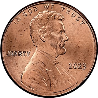 2023 Lincoln Cent Extra V Error Slider