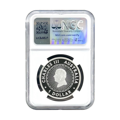 2024 Australia Great Southern Land Chrysoprase 1 oz Silver Coin - NGC PF 70 UCAM - CoinsTV
