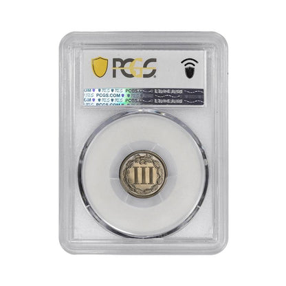 1883 Three Cent Nickel - PCGS PR66 CAC - CoinsTV