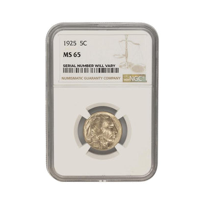 1925 Buffalo Nickel - NGC MS65 - CoinsTV