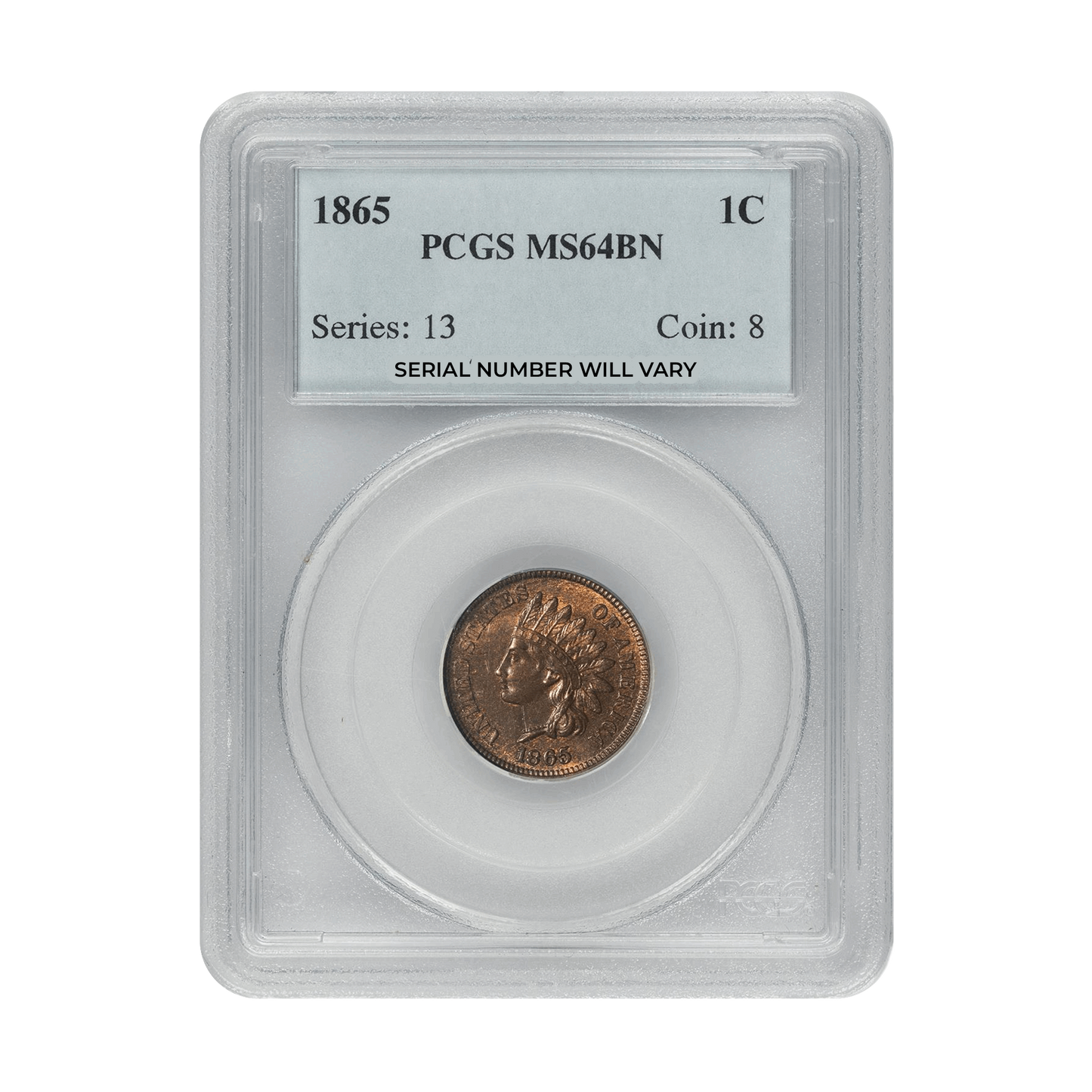 1865 Indian Head Cent – PCGS MS64BN - CoinsTV