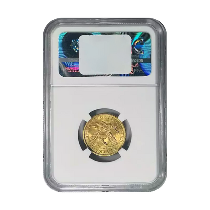 1907 $5 Gold Liberty Head - NGC MS63 CAC - CoinsTV